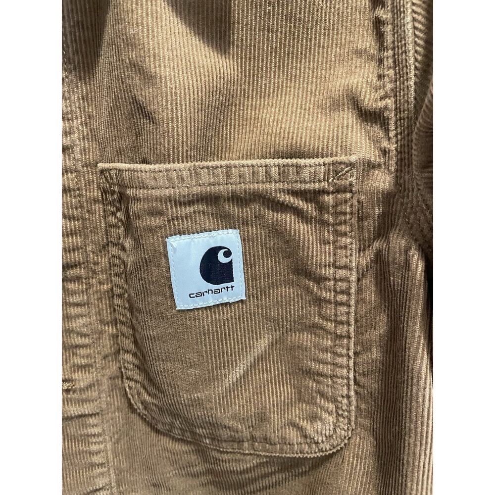 Carhartt WIP Womens Michigan Hamilton Chore Jacket Medium Brown Corduroy - Picture 7 of 15